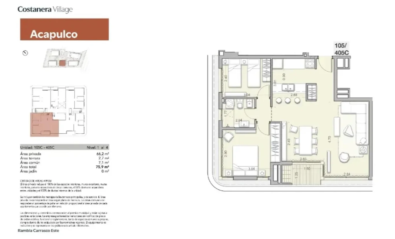 Apartamento en Barra de Carrasco, propiedad 269019 -Imagen 4