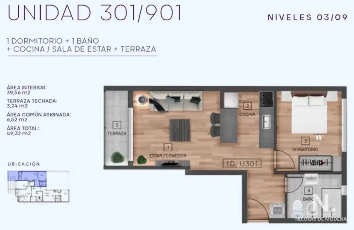 Apartamento en Cordón, propiedad 301692 -Imagen 17