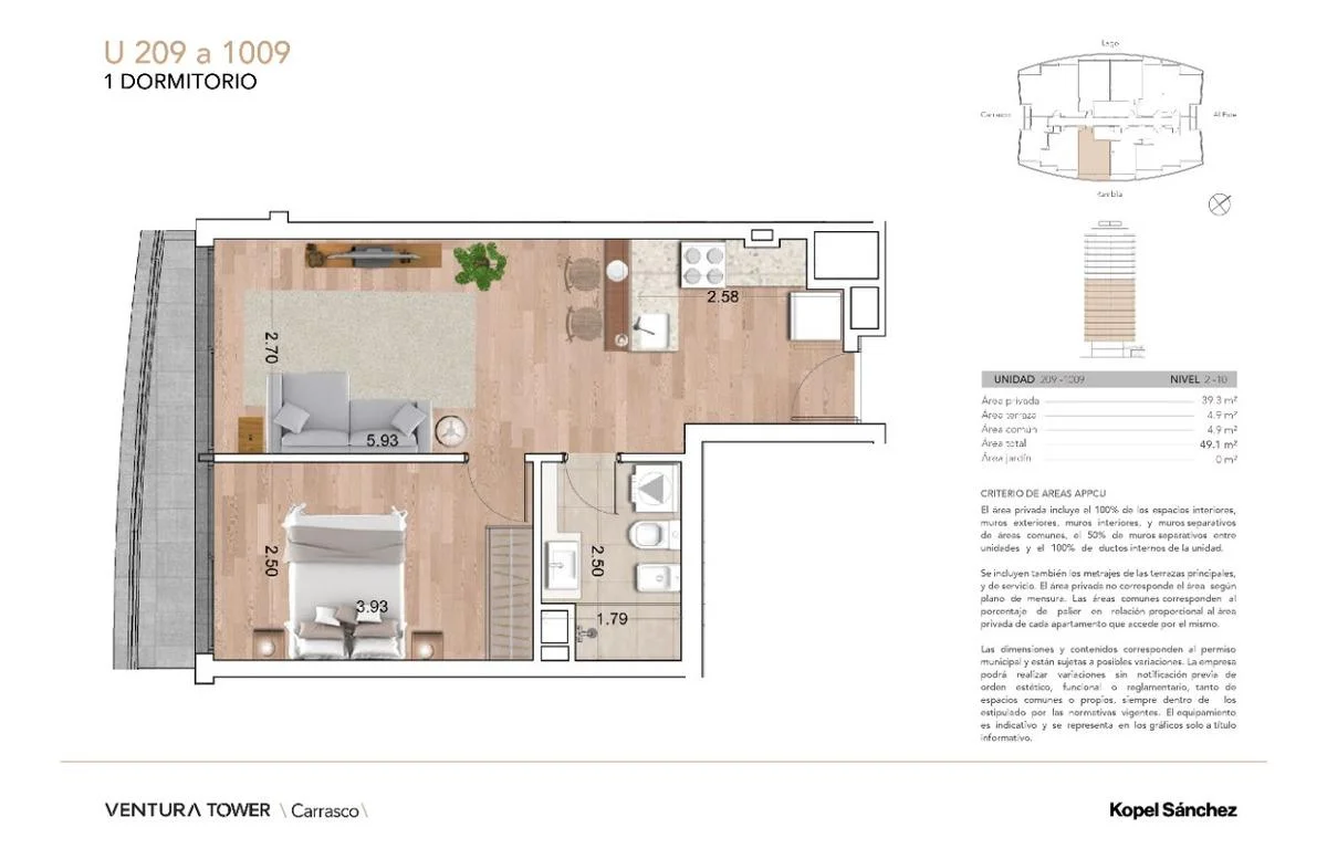 Apartamento en Barra de Carrasco, propiedad 301695 -Imagen 3