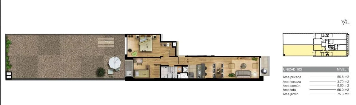 Apartamento en Centro, propiedad 301727 -Imagen 4