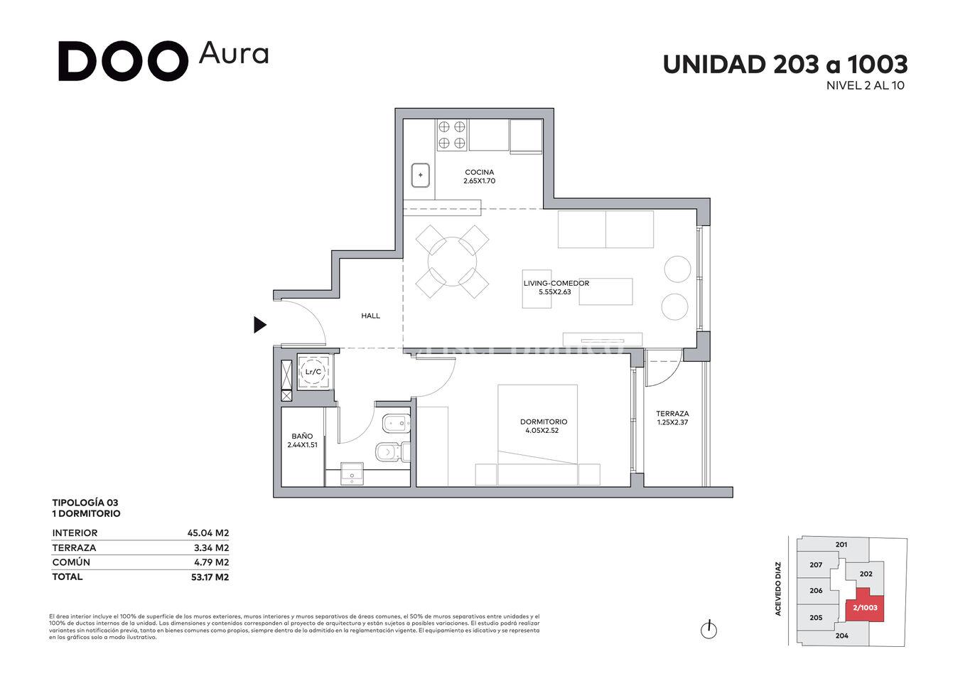 Apartamento en Cordón Sur, propiedad 262679 -Imagen 4