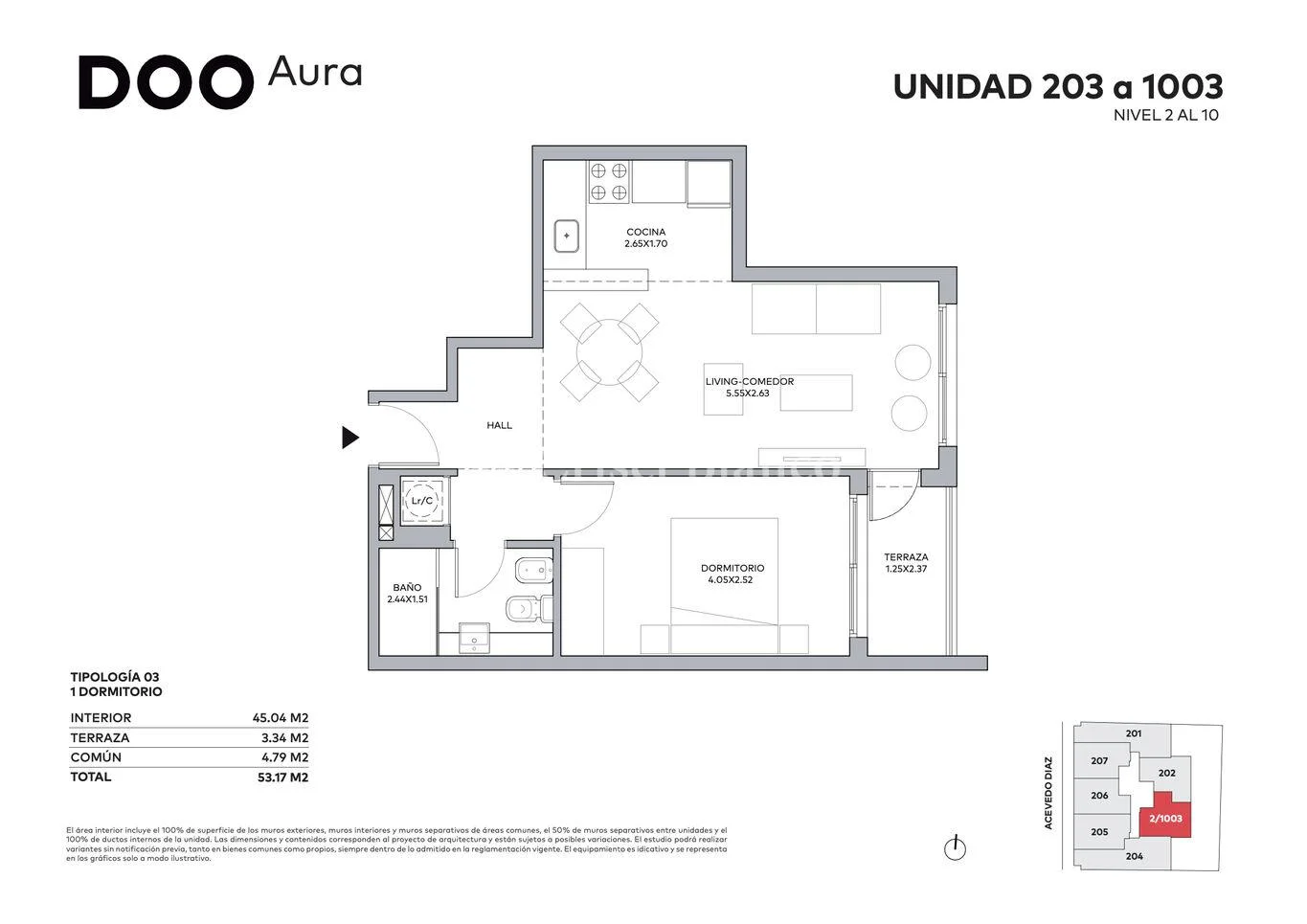 Apartamento en Cordón Sur, propiedad 284780 -Imagen 4