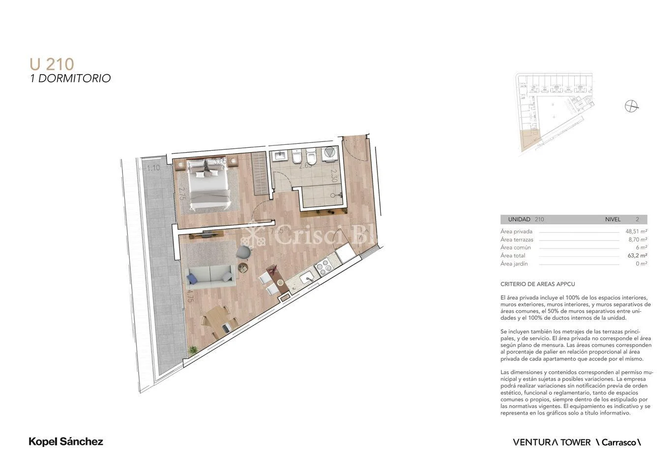 Apartamento en Parque Miramar, propiedad 284792 -Imagen 5