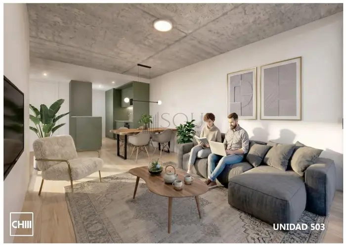 Venta Apartamento 2 dormitorios con terraza en Pocitos
