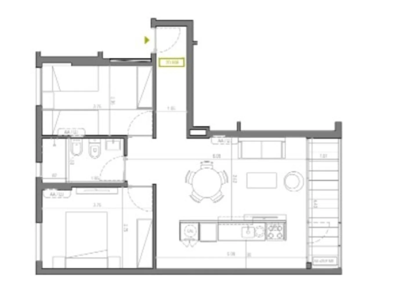 Apartamento en Aguada, propiedad 295712 -Imagen 11