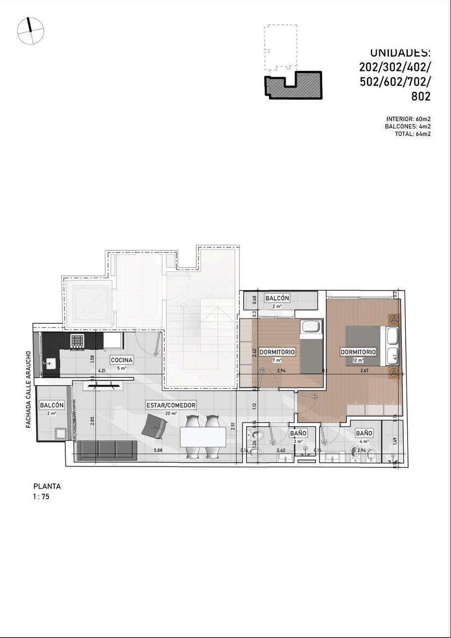 Apartamento en Pocitos, propiedad 248880 -Imagen 5