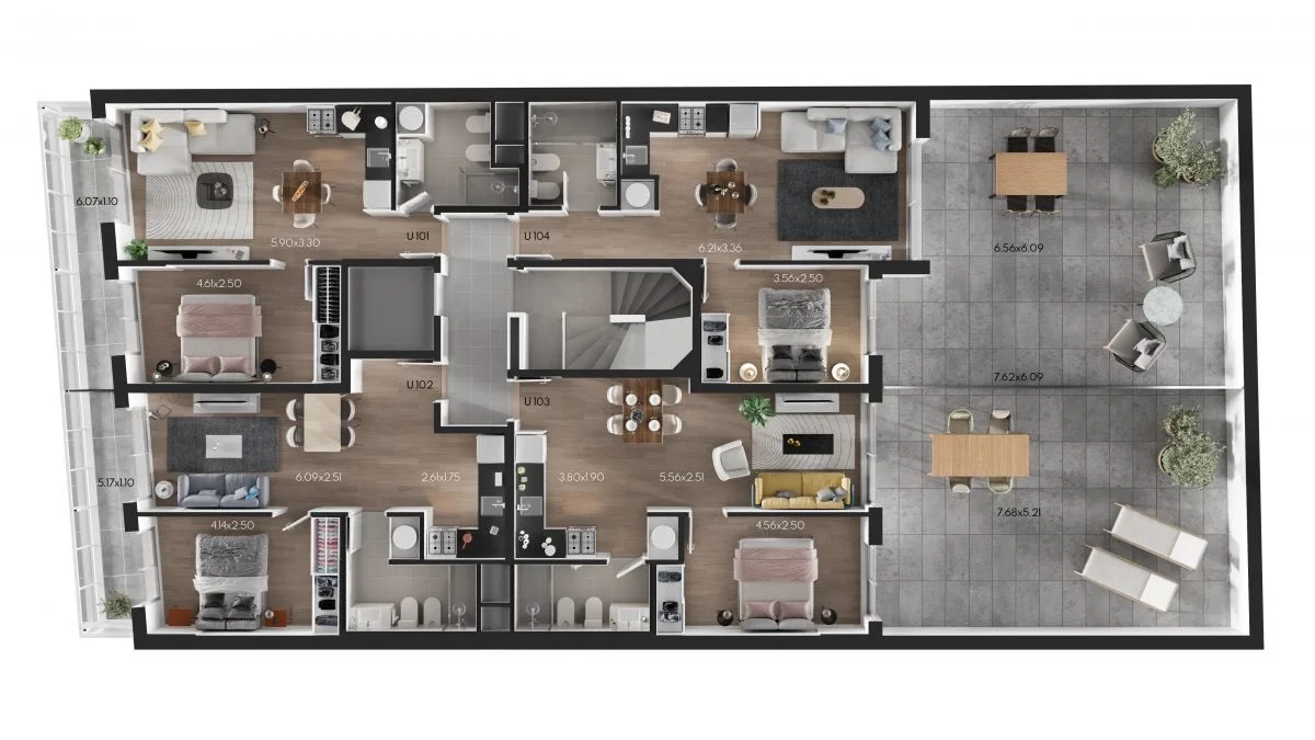 Apartamento en Tres Cruces, propiedad 299286 -Imagen 18