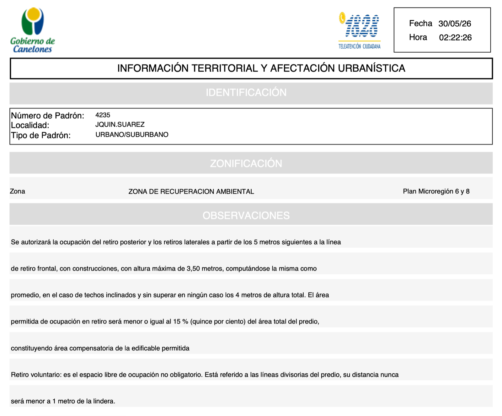 Chacra en Joaquín Suárez, propiedad 270900 -Imagen 8