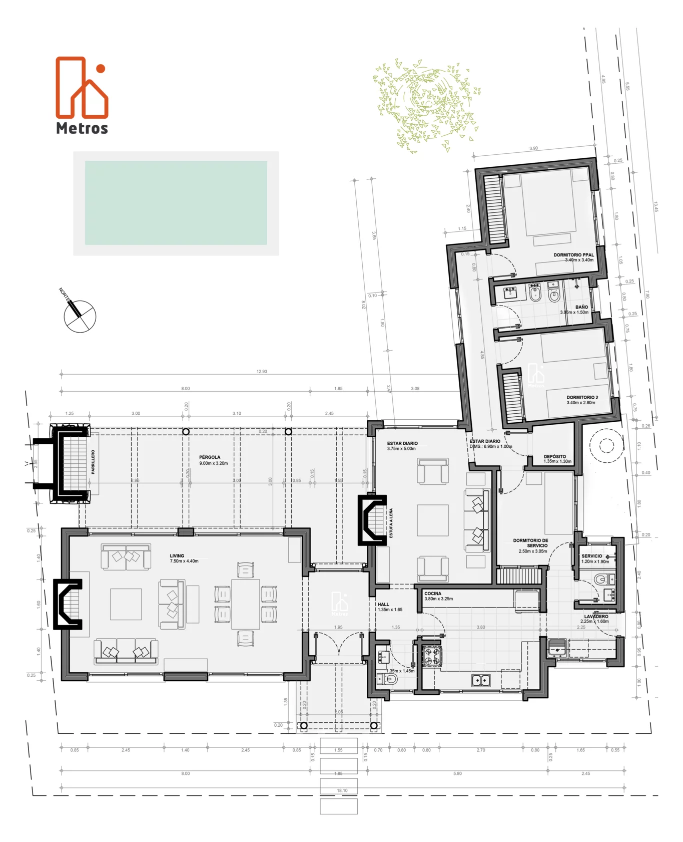 Casa en Altos de la Tahona, propiedad 272470 -Imagen 3