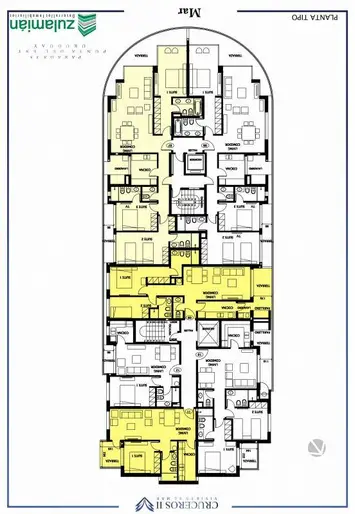 VENTA DEPARTAMENTO PUNTA DEL ESTE 2 DORM FRENTE AL MAR