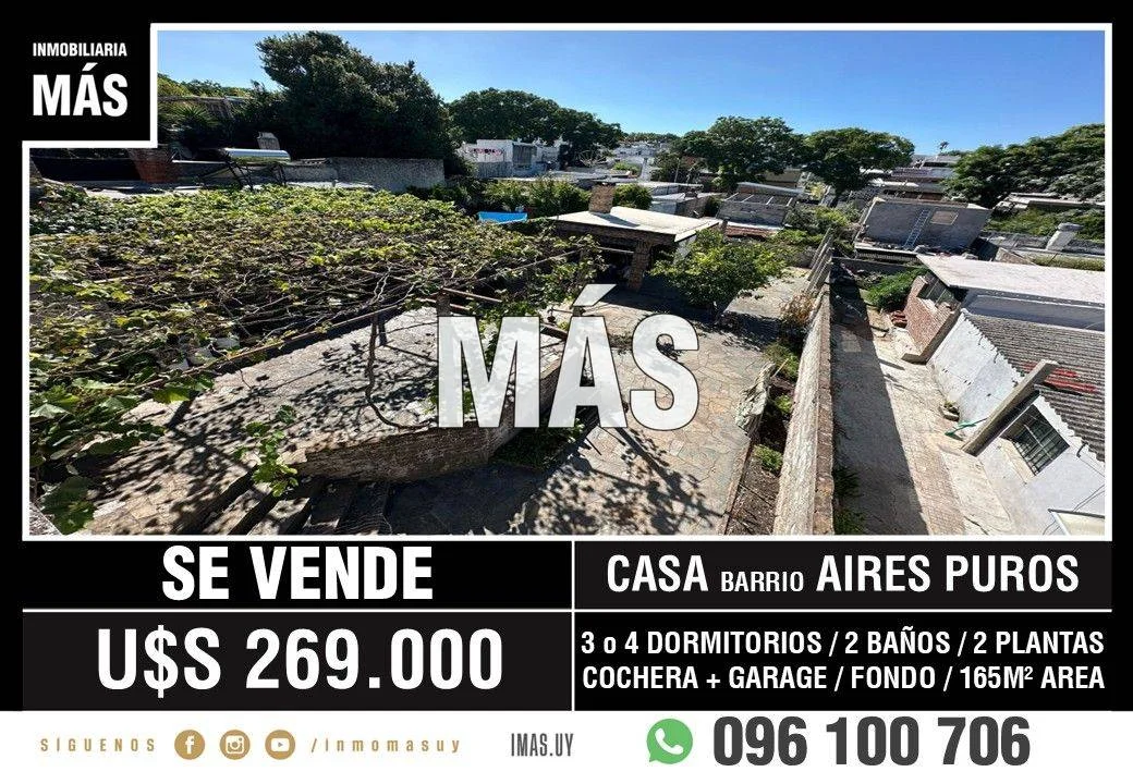 Casa en Brazo Oriental, propiedad 282410 -Imagen 1