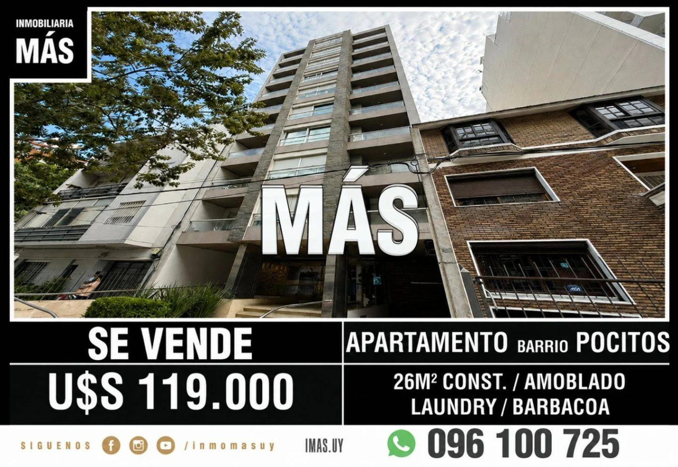 Apartamento en Pocitos Nuevo, propiedad 290666 -Imagen 1