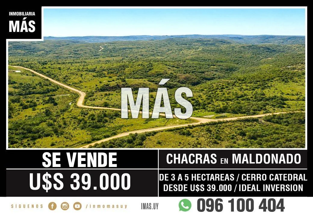 Chacra en Maldonado, propiedad 291365 -Imagen 1