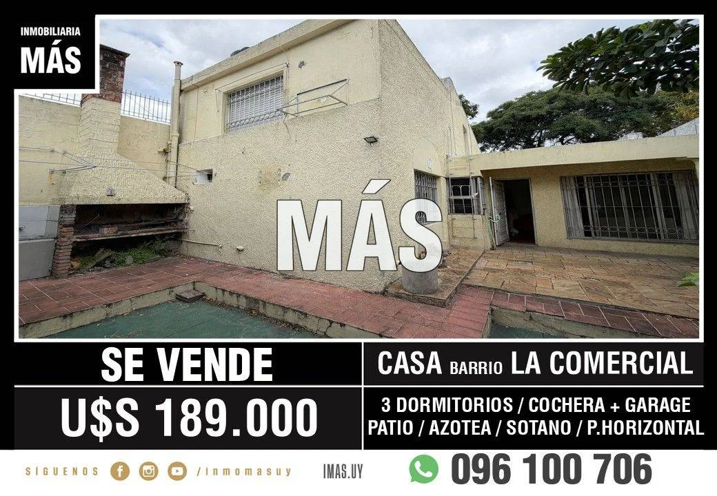 Casa en La Comercial, propiedad 293616 -Imagen 1