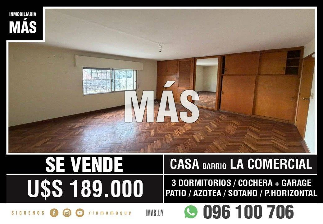 Casa en La Blanqueada, propiedad 293619 -Imagen 1