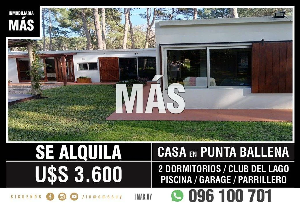 Casa en Punta Ballena, propiedad 298460 -Imagen 1