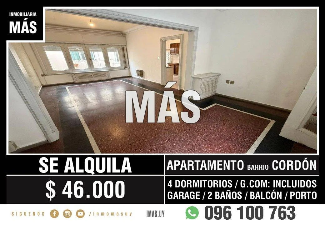Apartamento en Parque Rodó, propiedad 299267 -Imagen 1
