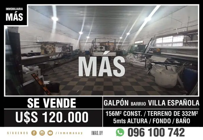 Galpón Venta Unión Montevideo iMas.uy - RC