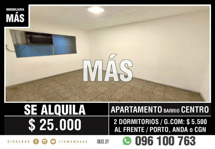 Apartamento Alquiler Aguada Montevideo iMas.uy P