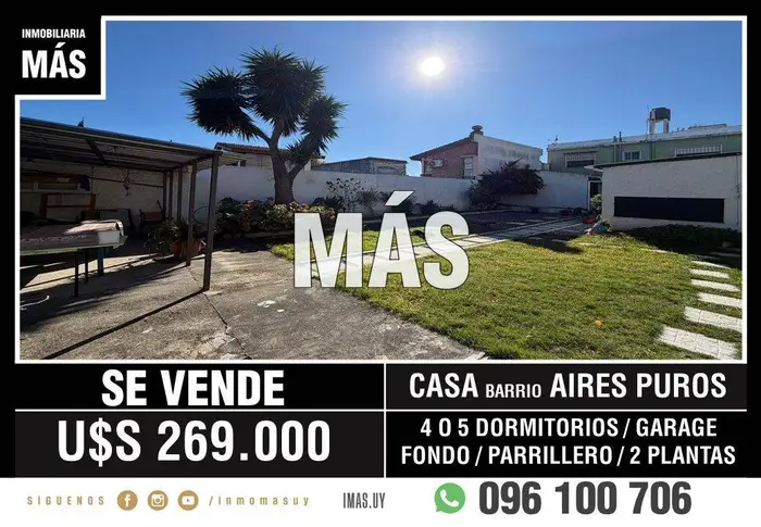 Venta Casa Garage Prado Montevideo iMas.uy R