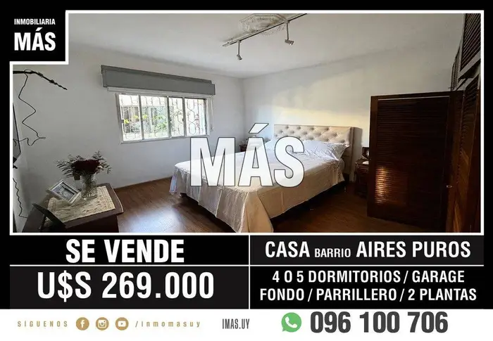 Venta Casa Garage Brazo Oriental Montevideo iMas.uy R