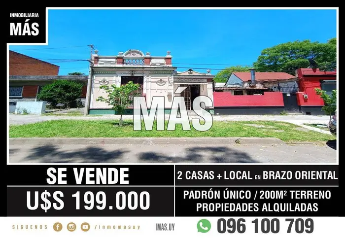 Terreno Venta Brazo Oriental Montevideo iMas.uy A