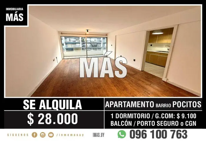 Apartamento Alquiler Pocitos Montevideo iMas.uy P *
