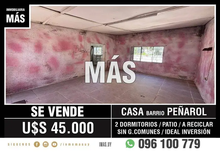 Casa Venta Sayago Montevideo iMas.uy MC