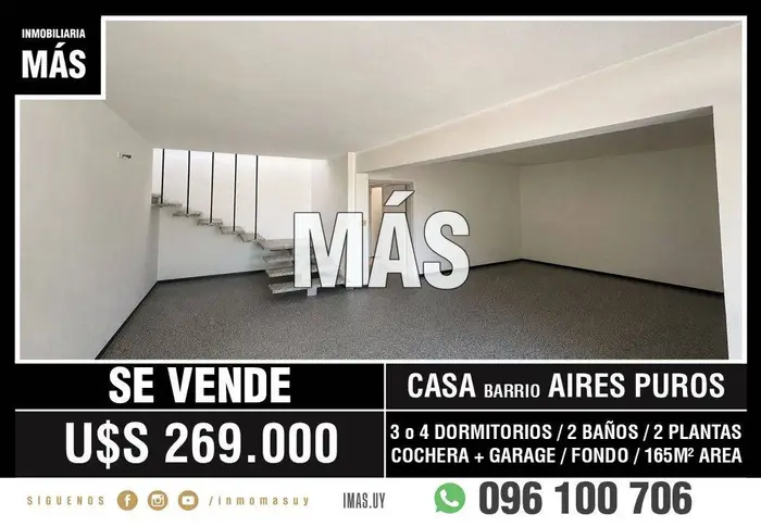 Casa Venta Cochera Atahualpa Montevideo iMas.uy R