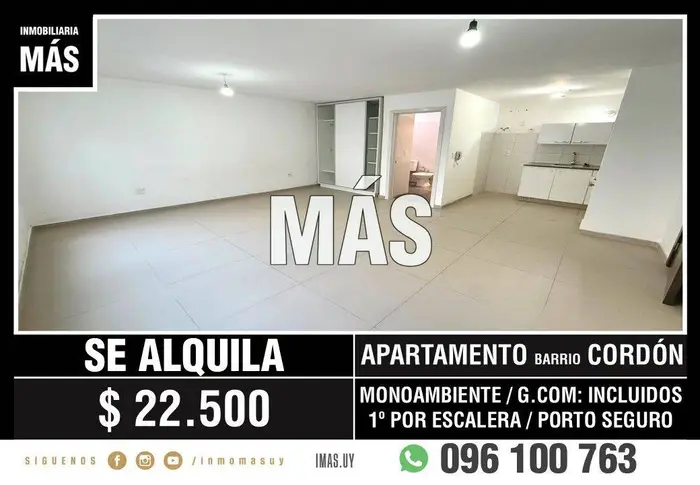 Apartamento Alquiler Punta Carretas Montevideo iMas.uy P