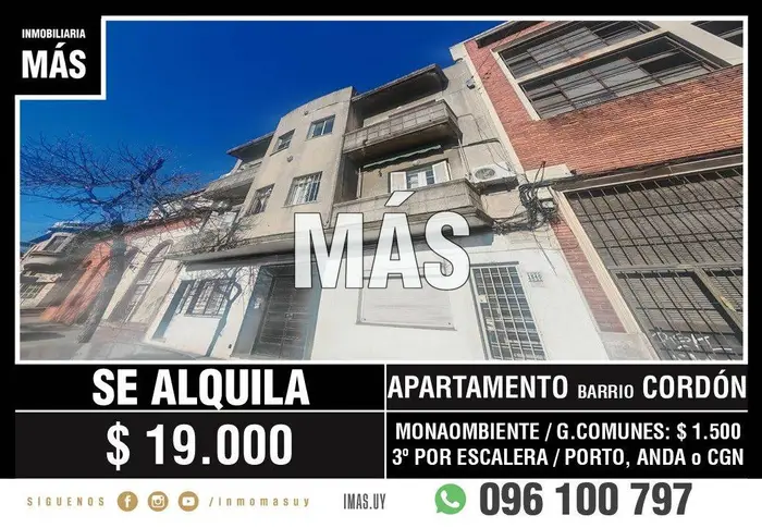 Apartamento Alquiler Aguada Montevideo iMas.uy MA