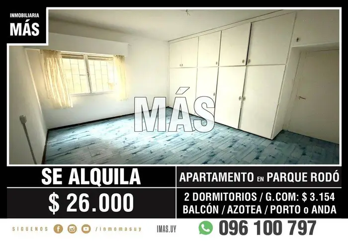 Apartamento Alquiler Palermo Montevideo iMas.uy MA
