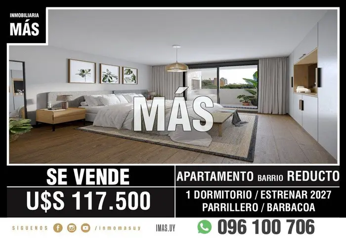 Apartamento Venta Reducto Montevideo iMas.uy - R*