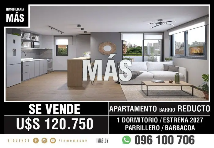 Apartamento Venta Reducto Montevideo iMas.uy - R*