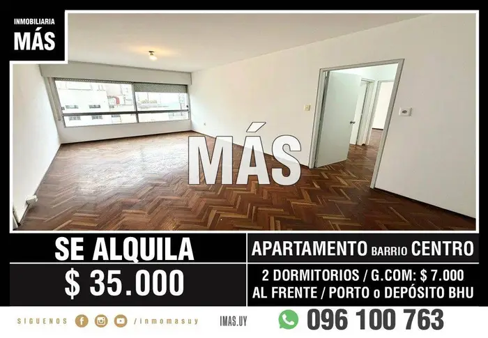 Apartamento Alquiler Cordón Montevideo iMas.uy P