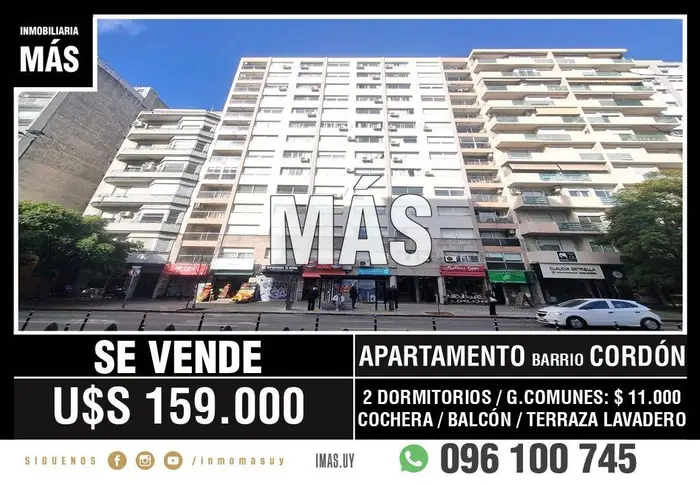 Apartamento Venta Cordón Montevideo iMas.uy S *