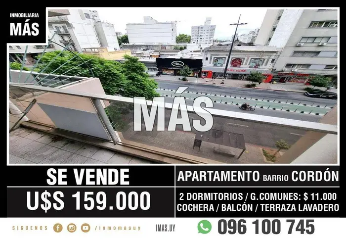 Apartamento Venta Cochera Montevideo iMas.uy S