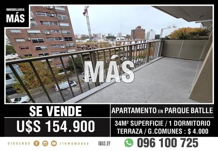 Apartamento Venta A Estrenar Parque Batlle Montevideo iMas.uy LC *