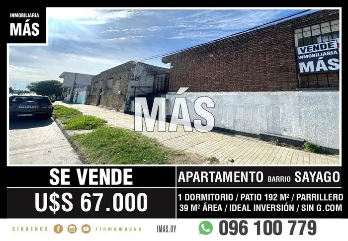 Venta Apartamento Sayago Montevideo iMas.uy MC *