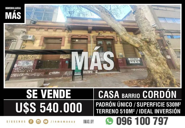 Casa Venta Padrón Único Centro Montevideo iMas.uy MA