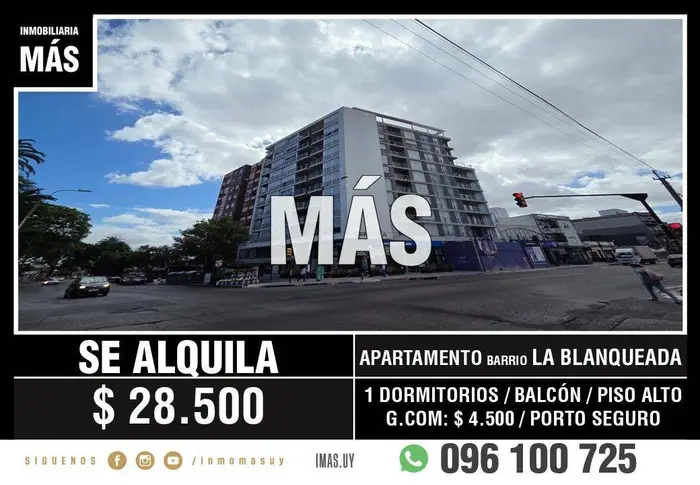 Apartamento Alquiler La Blanqueada Montevideo iMas.uy LC *