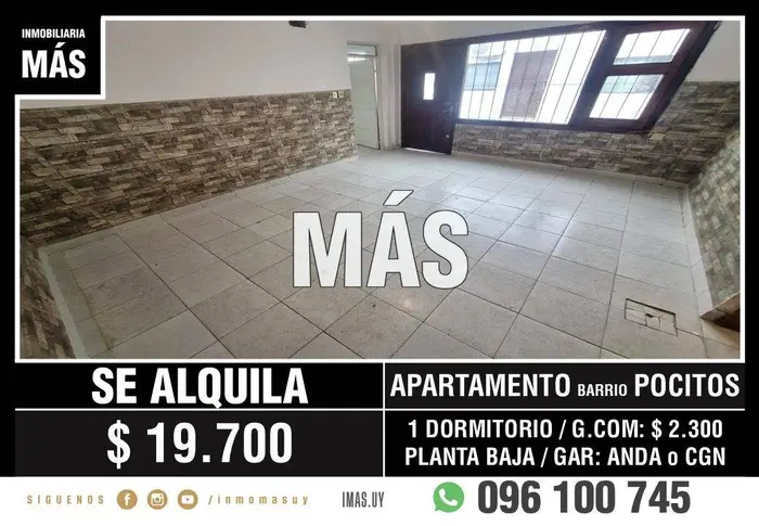Apartamento Alquiler Pocitos Montevideo iMas.uy S *