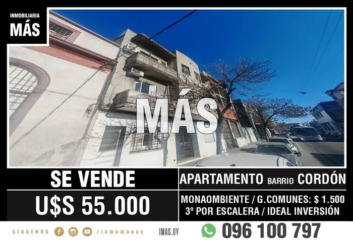 Apartamento Venta Cordón Montevideo iMas.uy MA *
