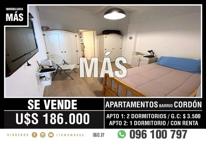 Apartamentos Venta 3 Dormitorios Parque Rodó Montevideo iMas.uy MA