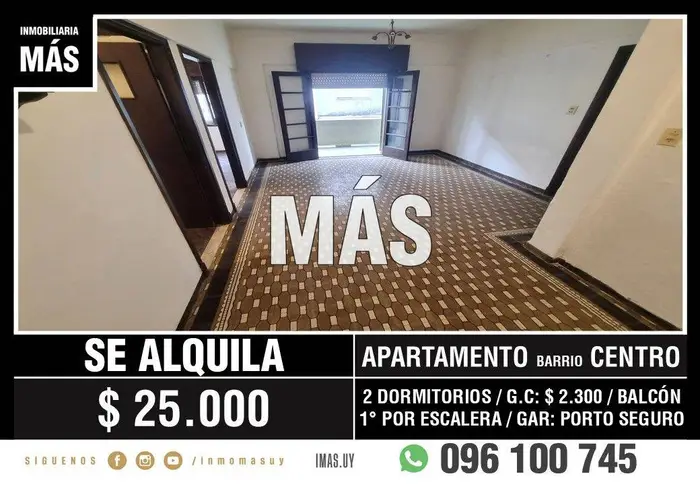 Apartamento Alquiler Cordón Montevideo iMas.uy S