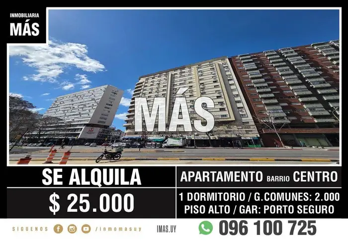 Apartamento Alquiler Centro Montevideo iMas.uy LC *