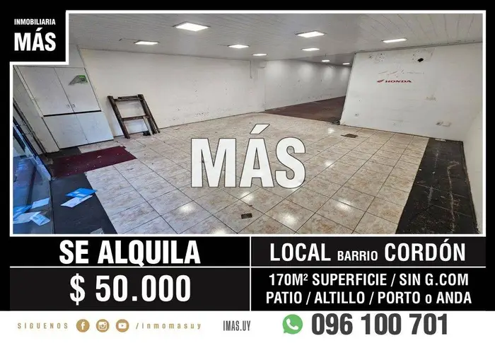 Local Comercial Alquiler Aguada Montevideo iMas.uy L