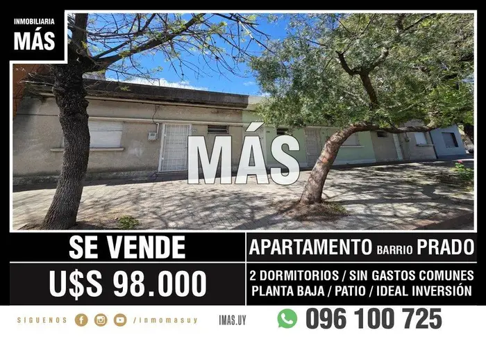 Apartamento Venta Prado Montevideo iMas.uy LC *