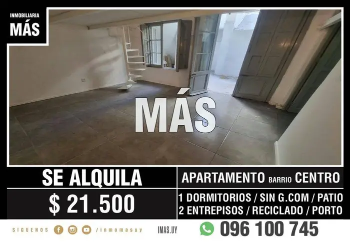 Apartamento Alquiler Barrio Sur Montevideo iMas.uy S