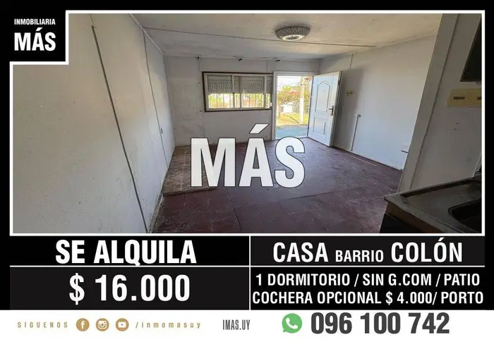 Casa Alquiler Peñarol Montevideo iMas.uy LM